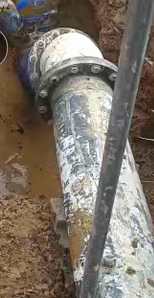 Paip Inci Kerja-kerja kecemasan pembaikian paip utama jenis MS bersaiz 10 inci ...